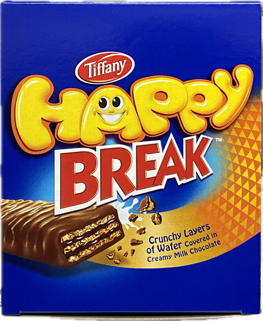 Tiffany Happy Break Milk Chocolate bars 12x 13.5gm
