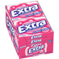 Extra Gum Classic Bubble Sugar free Chewing Gum, 15pcs