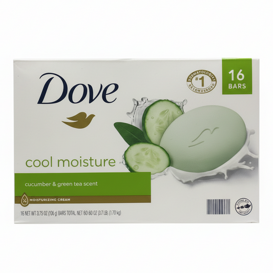 Dove Go Fresh Beauty Bar Cool Moisture 3.75oz 16ct.