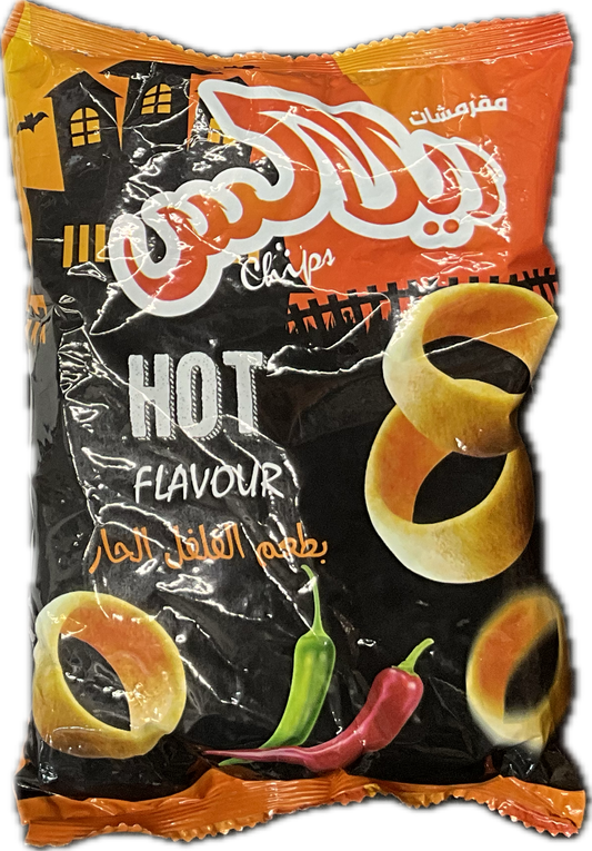 Ringo Relax Hot paper Chips 1 MC x 10 pkts x 12 counts.