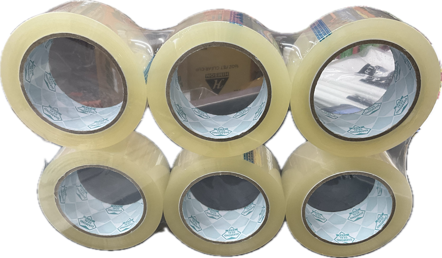 Diamond Seal Tape 2x120 Clear 6 Rolls 810Clear