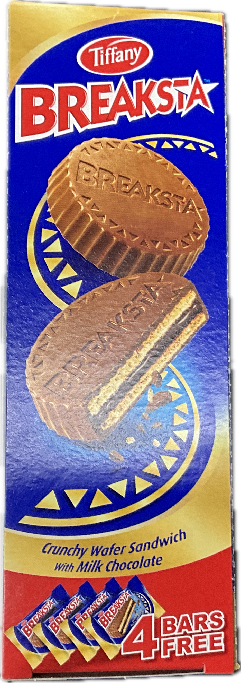 Tiffany Breaksta Crunchy Wafer  with Chocolate 24x13gm