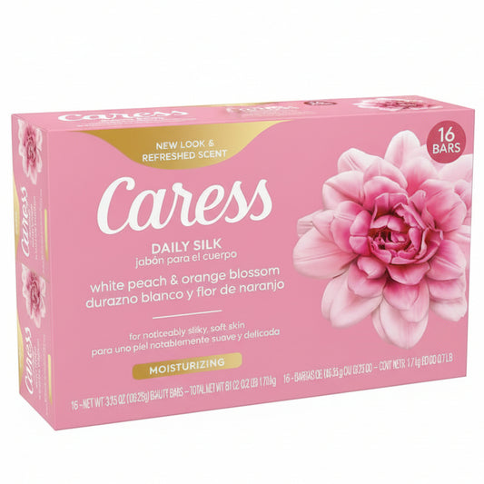 Caress Daily Silk bar Soap 16 X 3.75oz