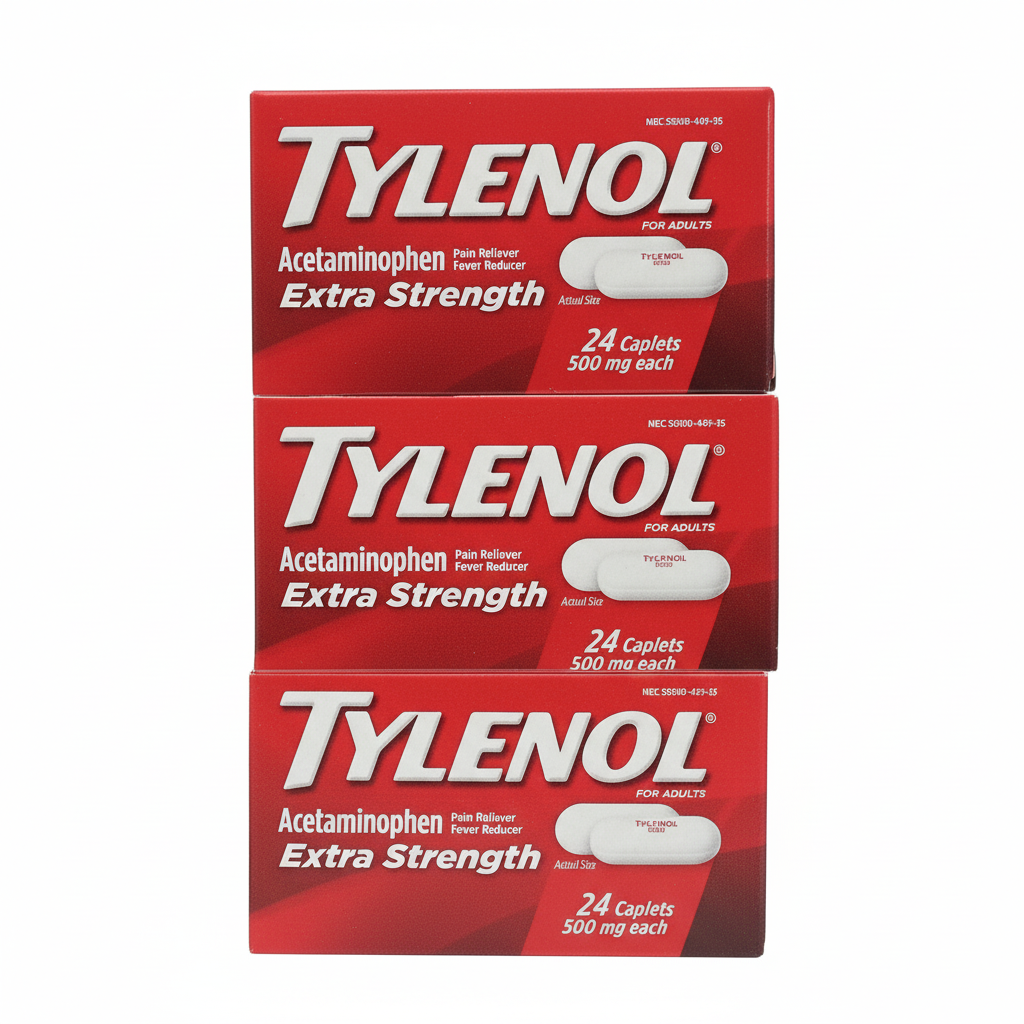 Tylenol Extra Strength 6 packs x 24 caplets