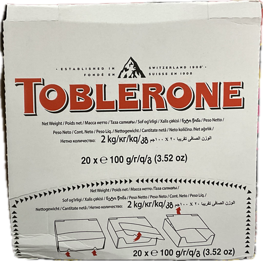 Toblerone Dark 100g 1 x 20 pk