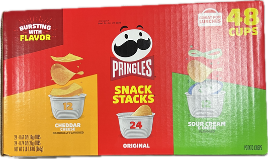 Pringles Snack Stacks 48 cups