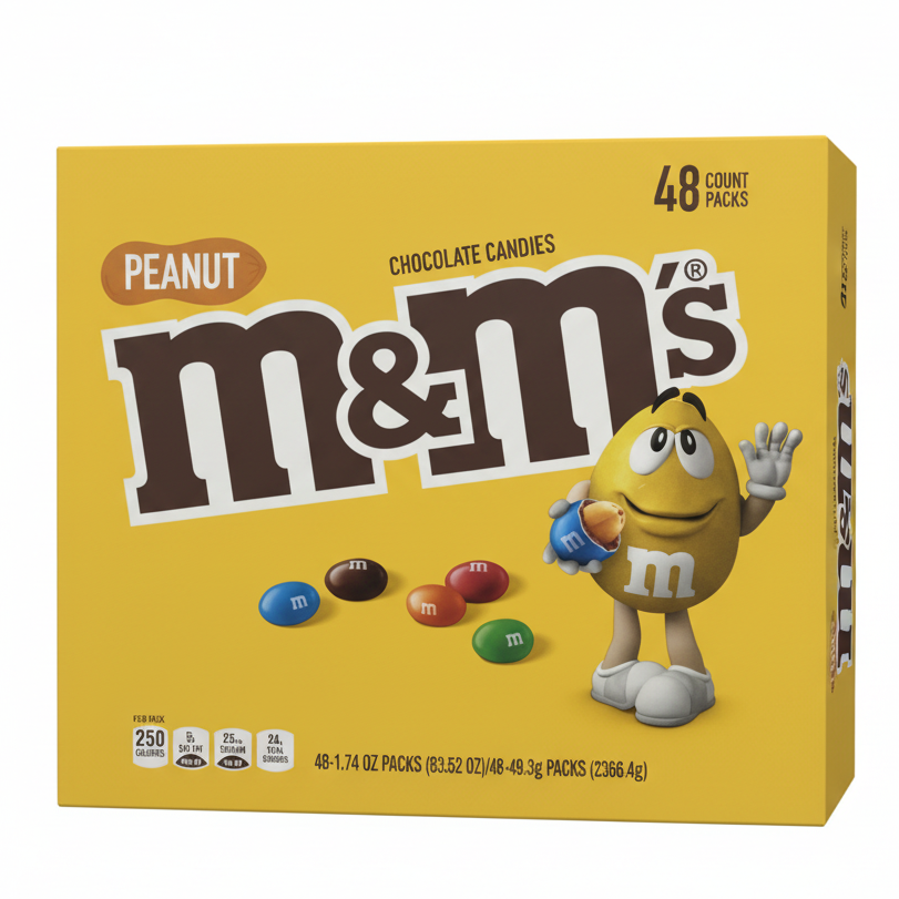 M&M Peanut 48ct