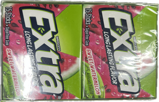 Extra Sweet Watermelon Long Lasting 15 Sticks