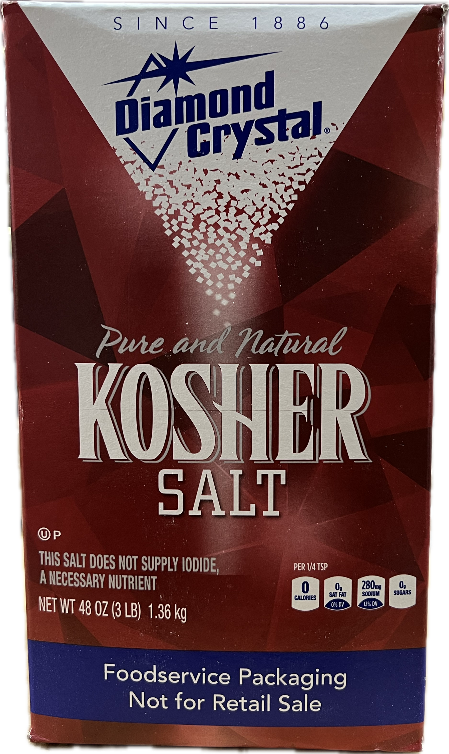 Diamond Crystal Kosher Salt 1’36 Kg
