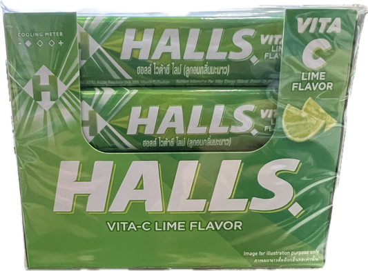 Halls Vita C Lime