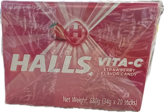 Halls Vita C Strawberry