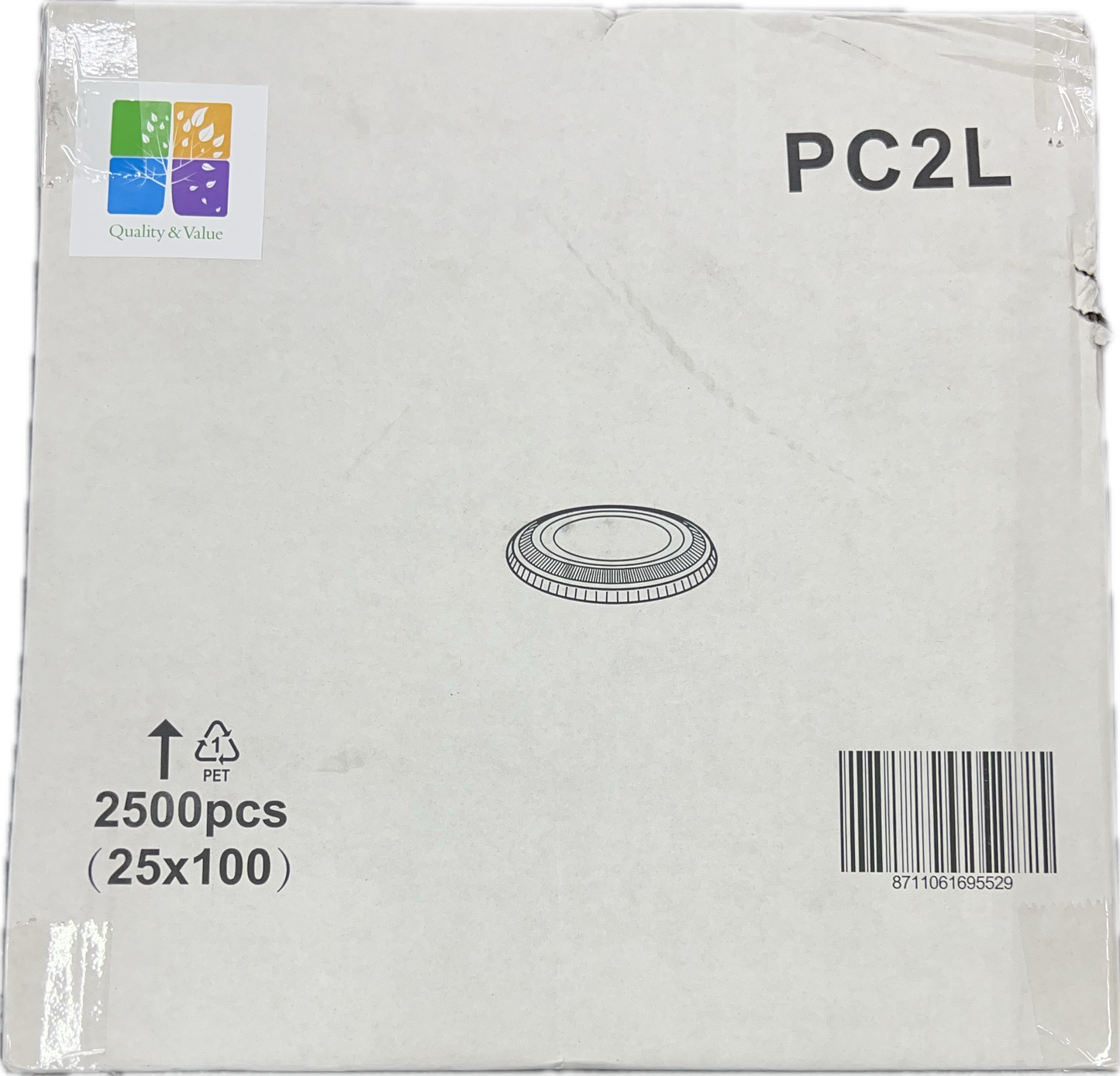 PC2L Portion Cup Lid 2500