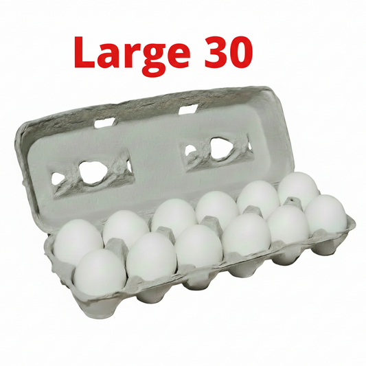 Eggs L Carton 30 Dzns