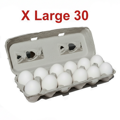 Eggs XL carton 30 Dzns