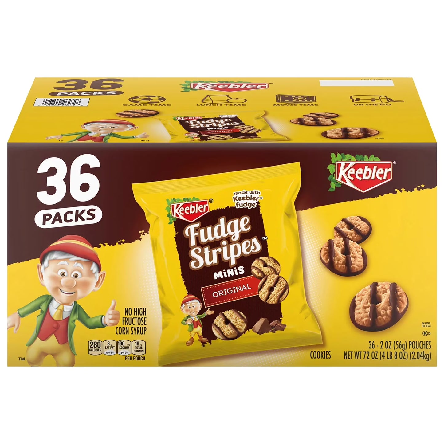 Keebler Fudge Stripes Cookies 36ct