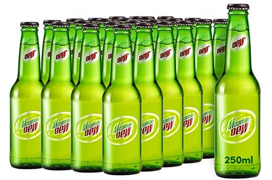 Mountain Dew Original Soda Glass 250ml x 24pk