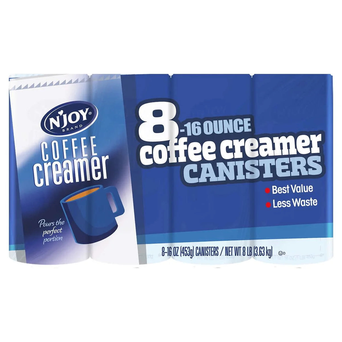 N'Joy Coffee Creamer 16oz 8pk