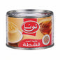 Can of Luna honey with Arabic text on a white background