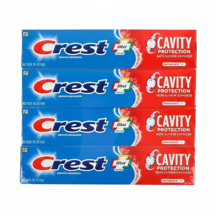 Crest Plus Cavity Protection 8.2oz 4pk