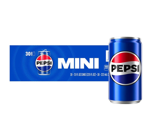 Pepsi Cola Mini Cans 7.5 oz 30pk.