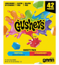 Gushers Strawberry Splash and Tropical Flavor Fruit Snacks 42ct.