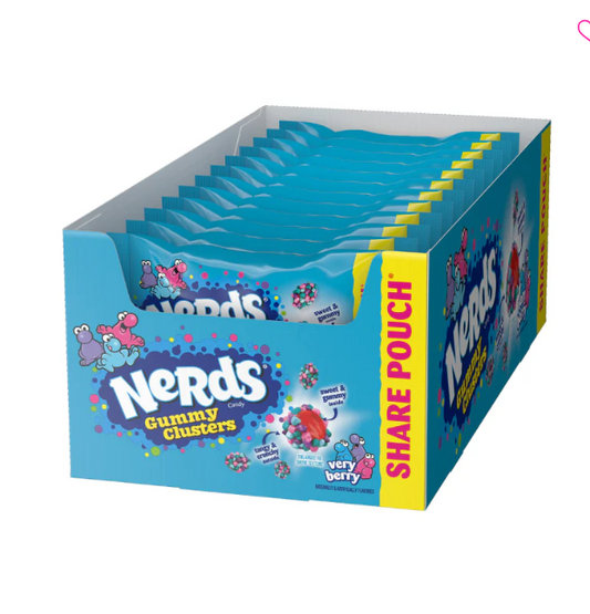 Nerds, Gummy Clusters, Very Berry, Share Pouch 36 OZ
