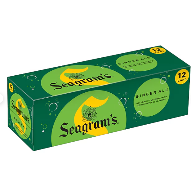 Seagram's Ginger Ale 12oz 12pack