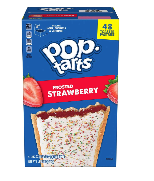 Pop-Tarts Frosted Strawberry, 48 ct.