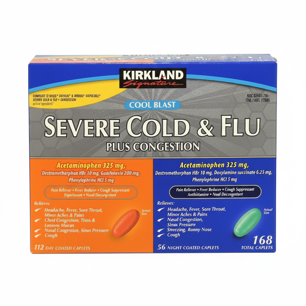 Kirkland Severe Cold & Flue 168pck