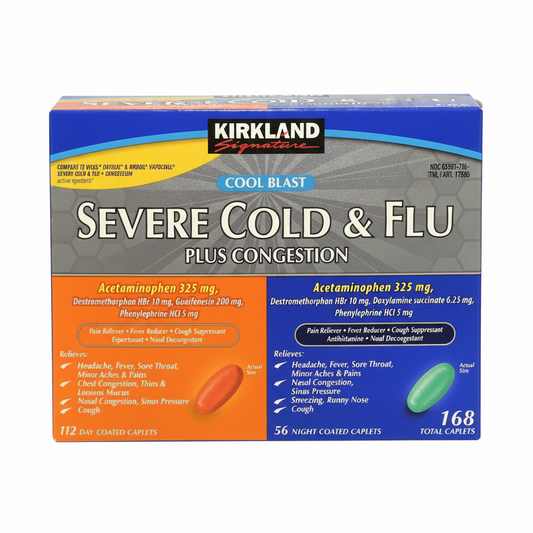 Kirkland Severe Cold & Flue 168pck