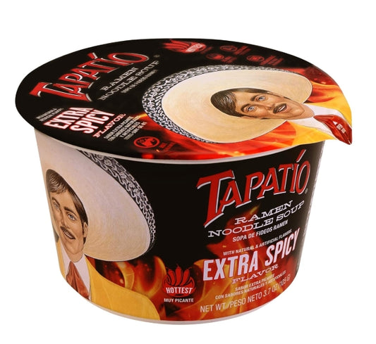 Tapatio Ramen Noodle Bowl Extra Spicy Flavor 105g 6ct