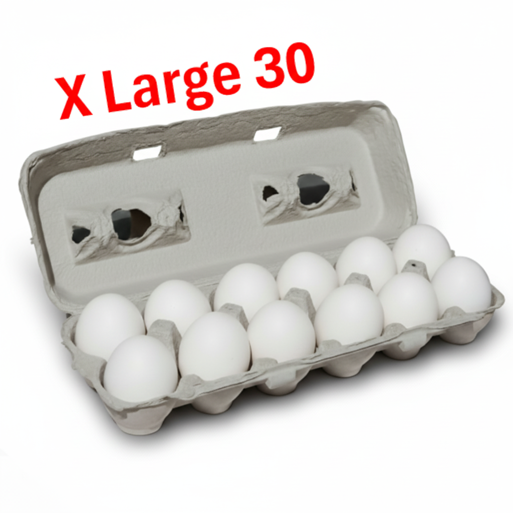 Eggs XL carton 30 Dzns