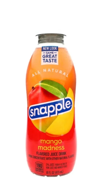 Snapple Mango Juice 16Oz 24Ct