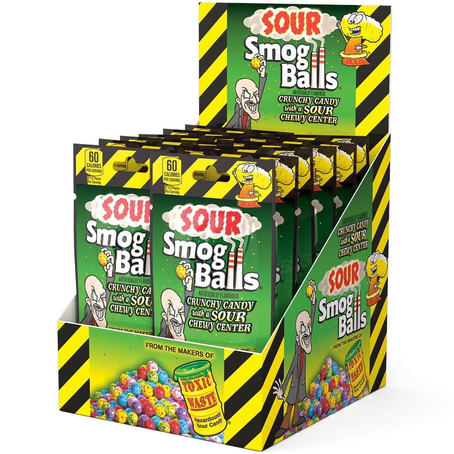 Toxic Waste Smog Balls 12 x 3oz