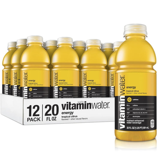 Vitamin Water Energy Tropical 20oz 12PCK