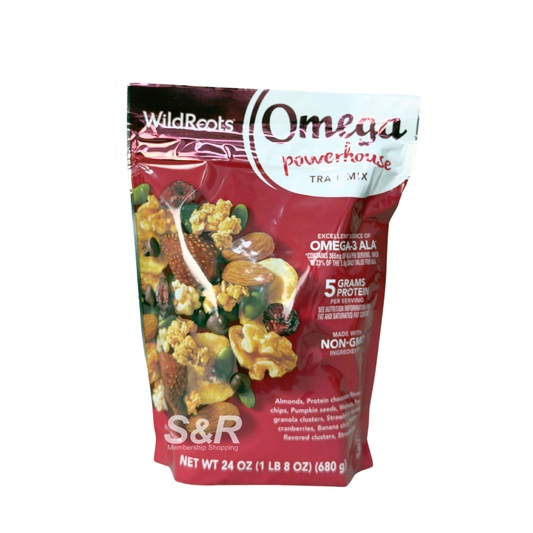 Wild Roots Omega Powerhouse Trail Mix 24oz