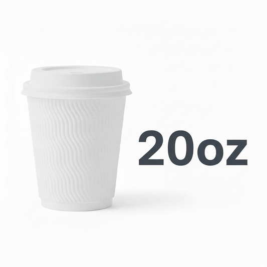 20oz Hot Cups 20 sleeves of 25 500/case
