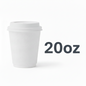 20oz Hot Cups 20 sleeves of 25 500/case