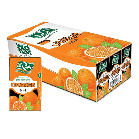 AlRabie Orange Drink Juice 27x250ml