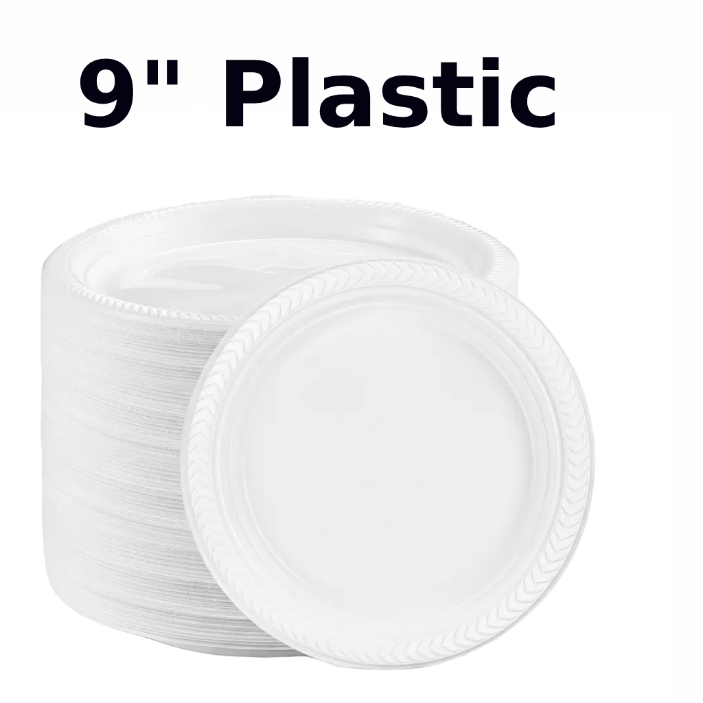 Heavy Duty 9” Plastic Plates WS-9/400