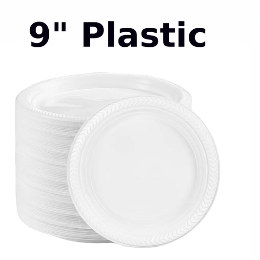 Heavy Duty 9” Plastic Plates WS-9/400