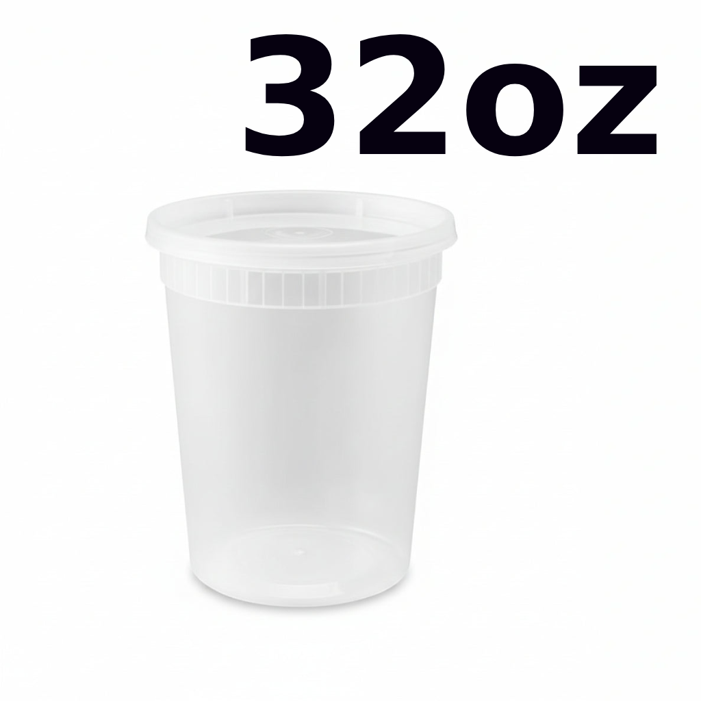 32oz Soup Container with Lids 240ct
