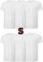American Loom T Shirts White S 6pk