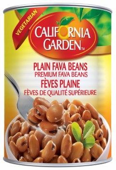 California Garden Plain Fava Beans 24x450 gm