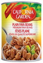 California Garden Plain Fava Beans 24x450 gm