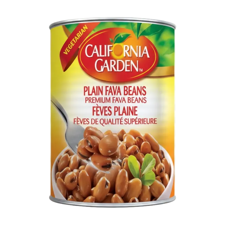 California Garden Plain Fava Beans 24x450 gm