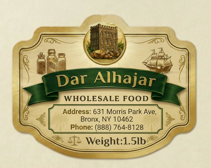 Dar Alhajar Green Pistachio California 80% Raw 1.5 lb