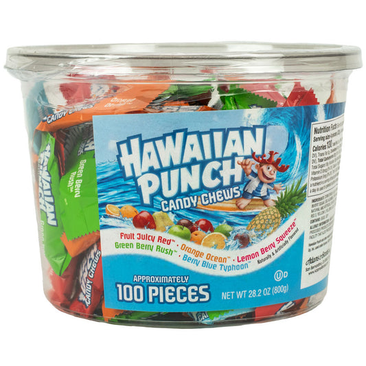 HAWAIIAN PUNCH Chews Tub 28.2oz 100ct