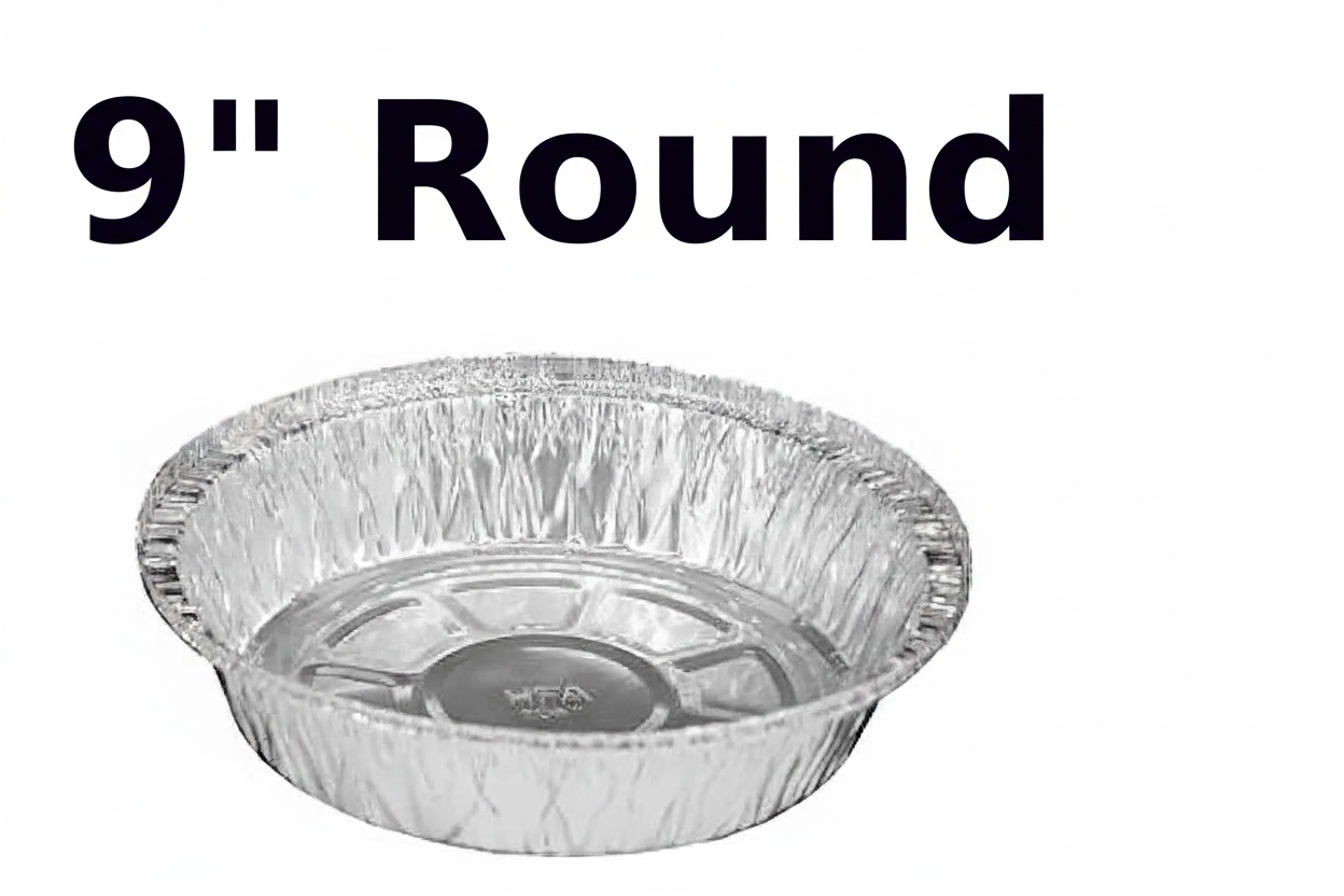 Aluminum Pan 9" Round SP 500Ct.
