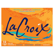 LaCroix Orange Sparkling Water 12x12oz